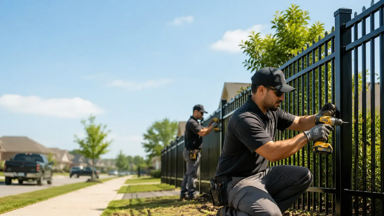 Metal Fence Installation in Harrold, TX